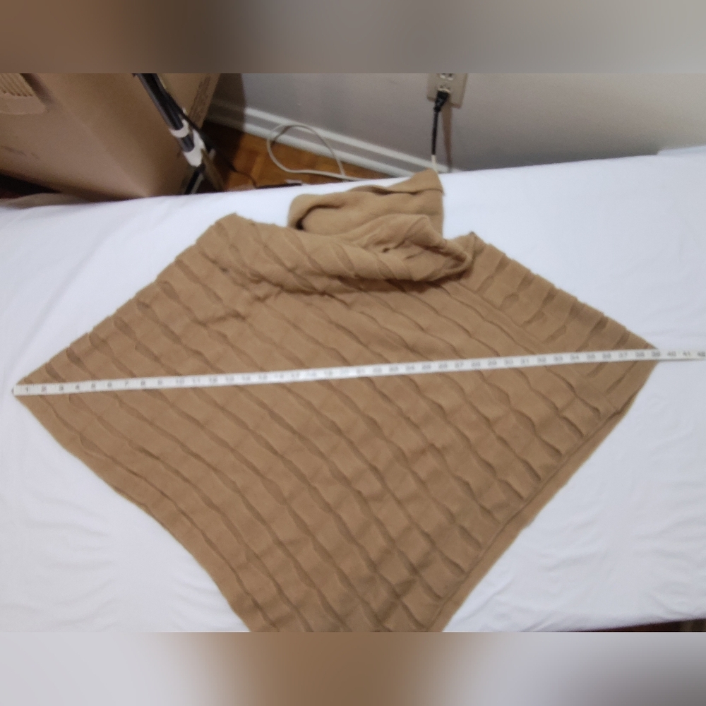 Turtleneck poncho